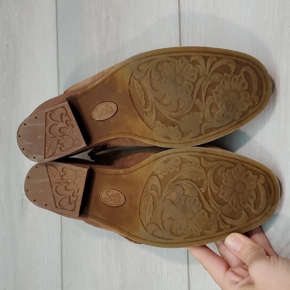 Sofft Womens Tasha Leather Comfort Clogs Heels Shoes sz 9M - Picture 11 of 12